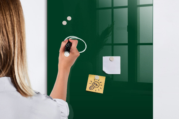 Dry erase board magnetic Magnetic board for photos and notes