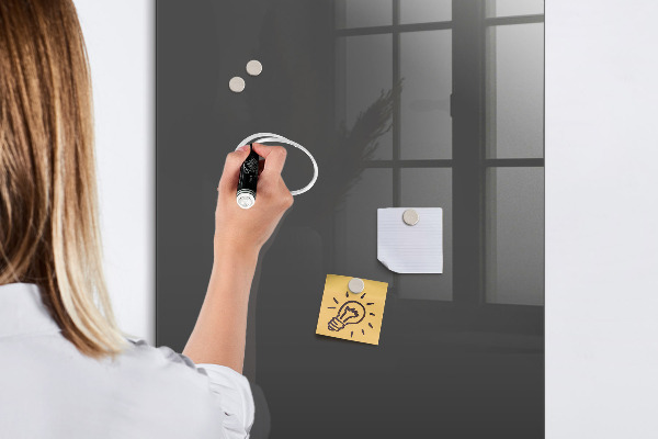 Magnetic dry erase board Magnetic board for notes and photos