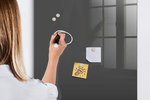 Magnetic dry erase board Magnetic board for notes and photos
