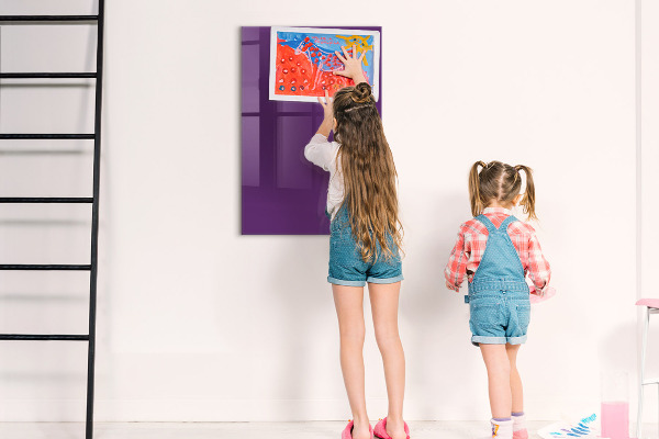 Dry erase board magnetic A colorful board for notes and photos