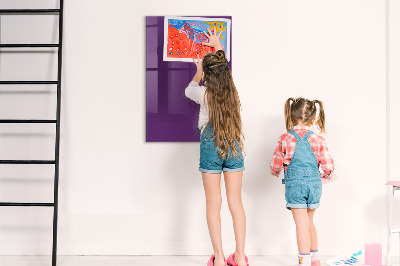 Dry erase board magnetic A colorful board for notes and photos
