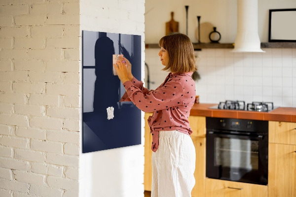 Magnetic dry erase board Modern board for notes and photos