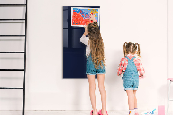 Magnetic dry erase board Modern board for notes and photos