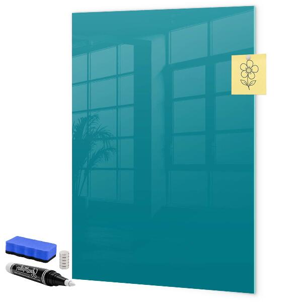 A colorful board for notes and photos