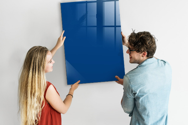 Magnetic dry erase board Magnetic board for photos and notes