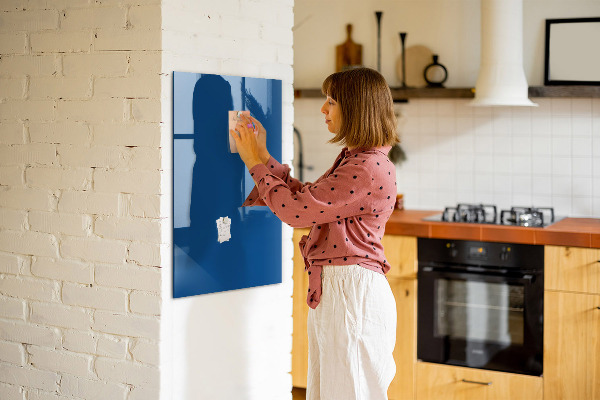 Magnetic dry erase board Magnetic board for photos and notes