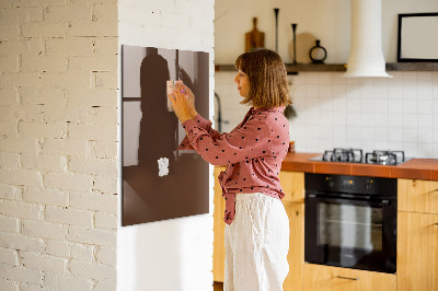 Dry erase board magnetic A stylish board for notes and photos