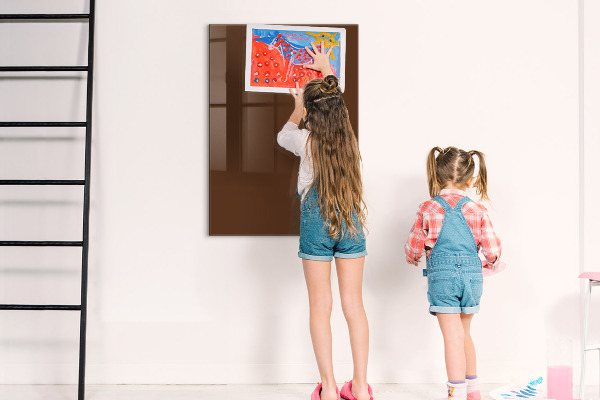 Dry erase board magnetic A stylish board for notes and photos