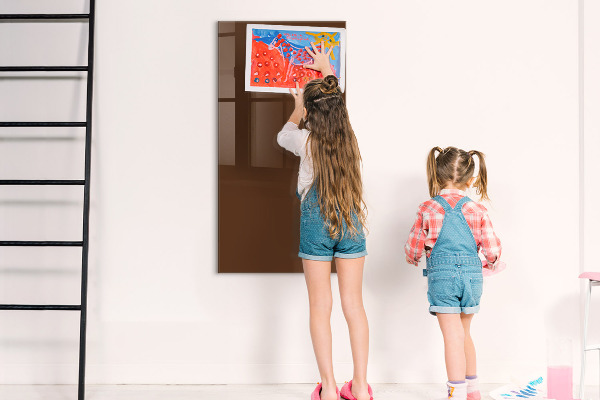 Dry erase board magnetic A stylish board for notes and photos