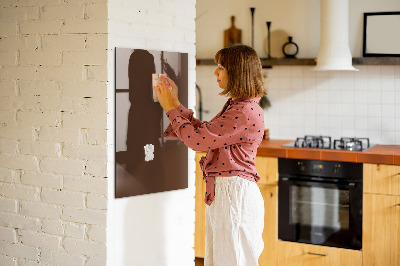 Dry erase board magnetic A stylish board for notes and photos