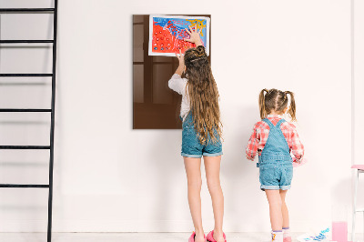 Dry erase board magnetic A stylish board for notes and photos
