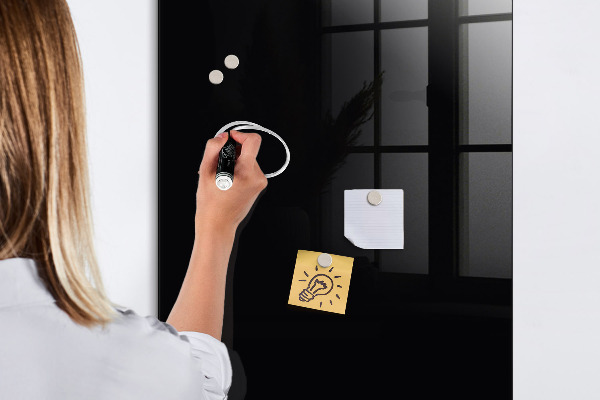 Magnetic dry erase board Magnetic board for notes and photos