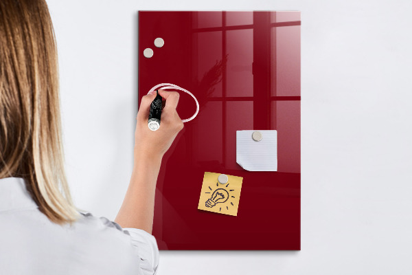 Dry erase board magnetic Magnetic board for notes and photos