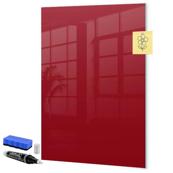 A colorful board for notes and photos