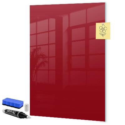 Magnetic dry erase board A colorful board for notes and photos