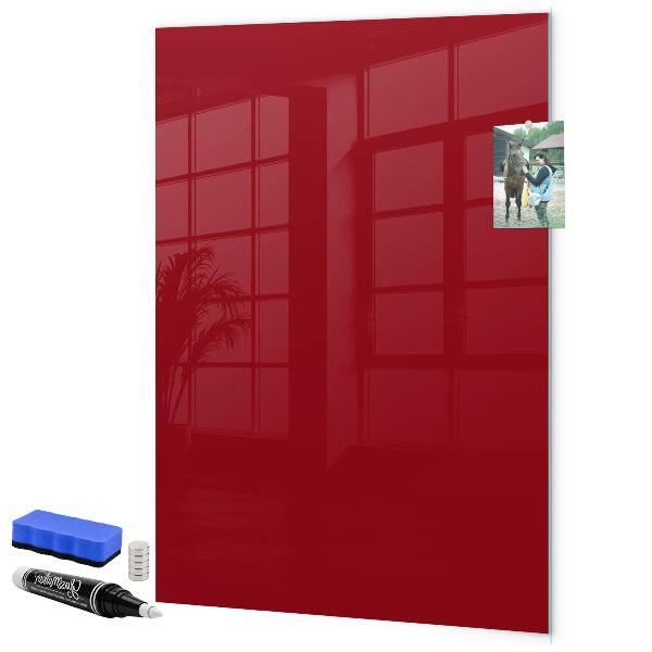 Magnetic dry erase board A colorful board for notes and photos