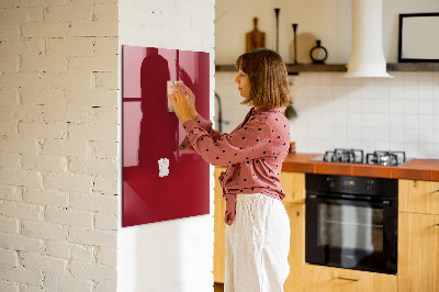 Magnetic dry erase board A colorful board for notes and photos