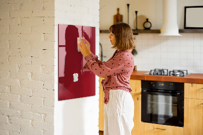 Magnetic dry erase board A colorful board for notes and photos