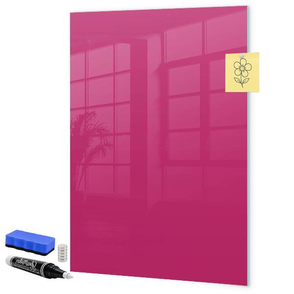 A colorful board for notes and photos