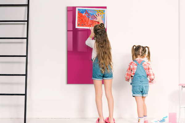 Dry erase board magnetic A colorful board for notes and photos