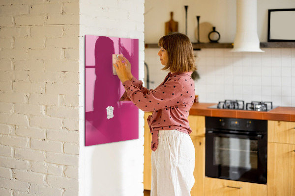 Dry erase board magnetic A colorful board for notes and photos