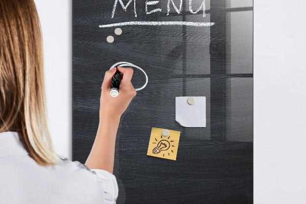 Dry erase board magnetic Note and photo board