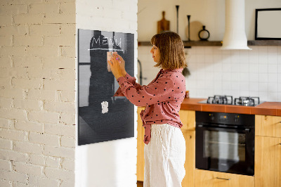 Dry erase board magnetic Note and photo board