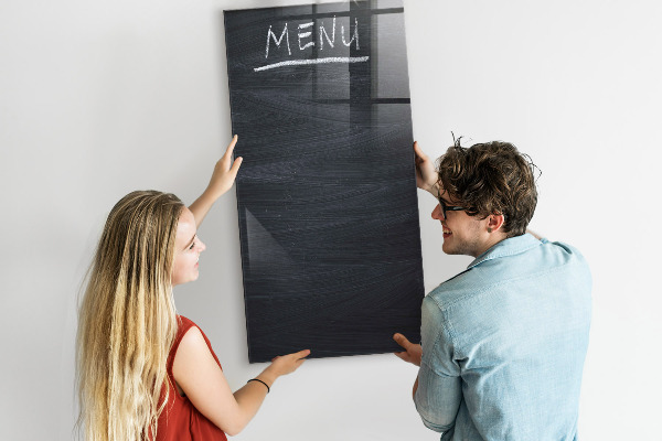 Dry erase board magnetic Note and photo board