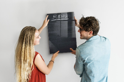 Dry erase board magnetic Note and photo board