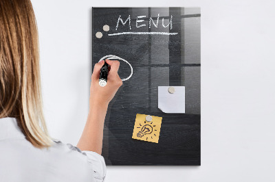Dry erase board magnetic Note and photo board