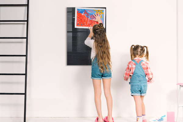 Dry erase board magnetic Note and photo board