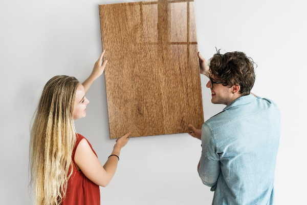 Magnetic dry erase board Magnetic board for photos and notes