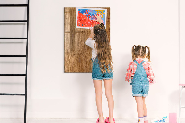 Magnetic dry erase board Magnetic board for photos and notes