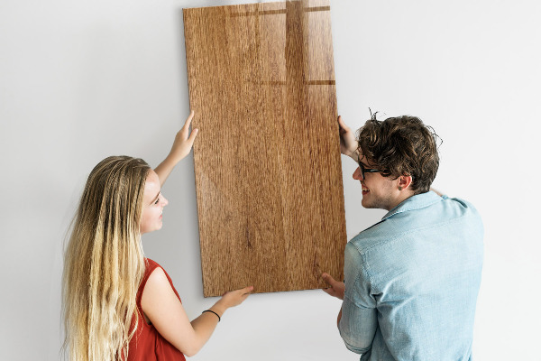 Magnetic dry erase board Magnetic board for photos and notes