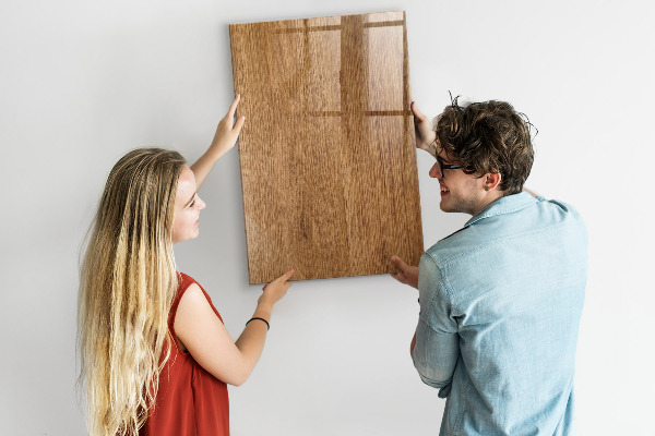 Magnetic dry erase board Magnetic board for photos and notes