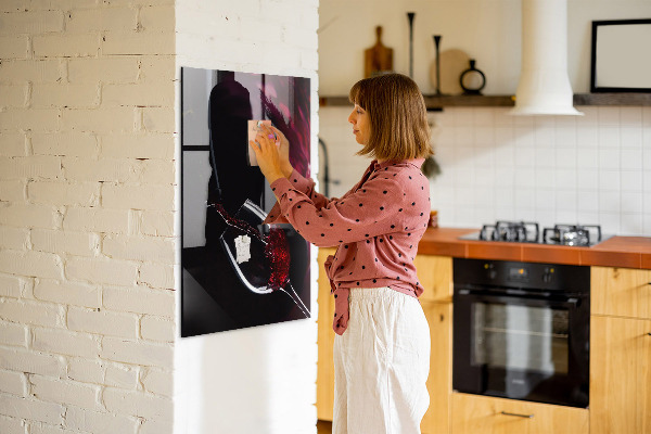 Dry erase board magnetic Magnetic board for photos and notes