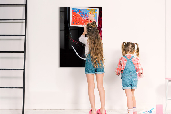 Dry erase board magnetic Magnetic board for photos and notes