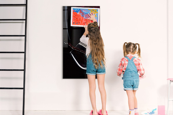 Dry erase board magnetic Magnetic board for photos and notes