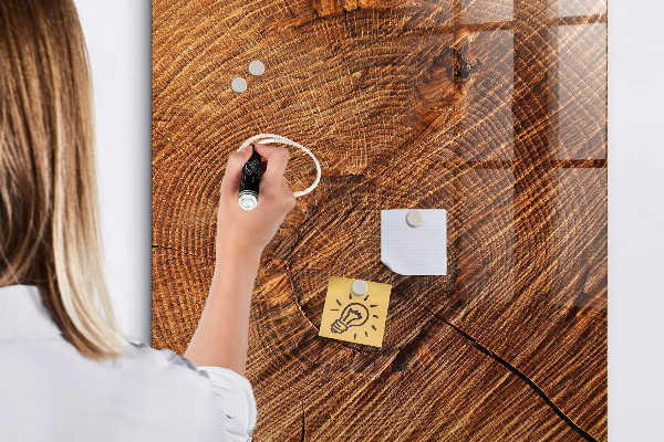 Dry erase board magnetic Memo board with magnets and photos