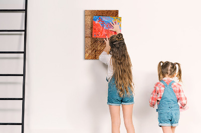 Dry erase board magnetic Memo board with magnets and photos