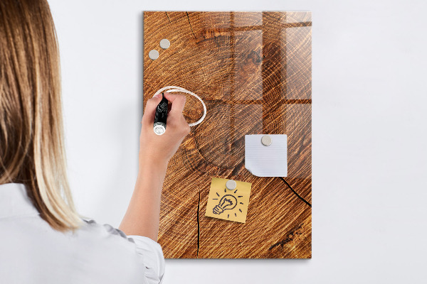 Dry erase board magnetic Memo board with magnets and photos
