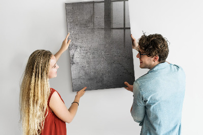 Magnetic dry erase board Modern board for photos and notes