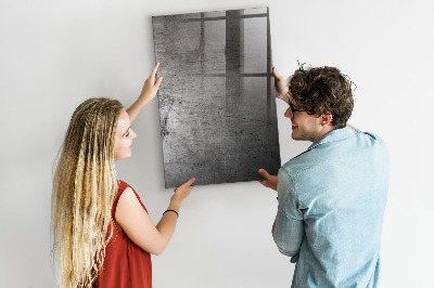 Magnetic dry erase board Modern board for photos and notes
