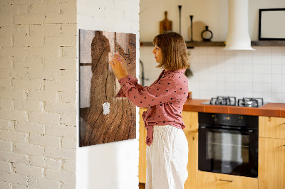 Dry erase board magnetic A cozy place for memories and notes