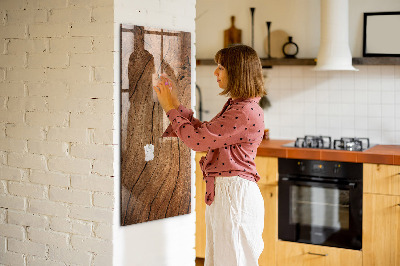 Dry erase board magnetic A cozy place for memories and notes