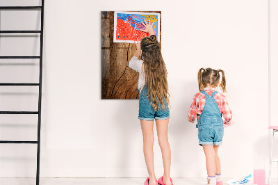 Dry erase board magnetic A cozy place for memories and notes