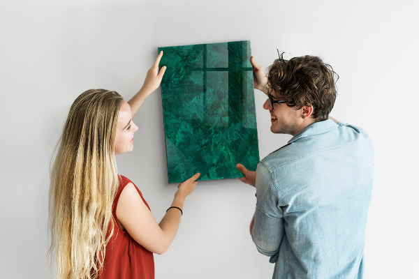 Dry erase board magnetic Green board for notes and photos