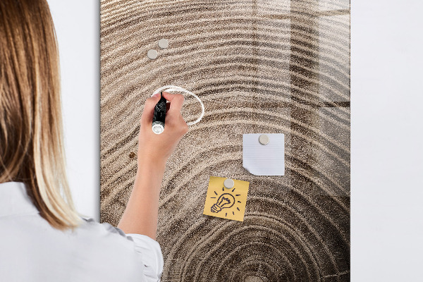 Magnetic dry erase board Magnetic board for photos and notes