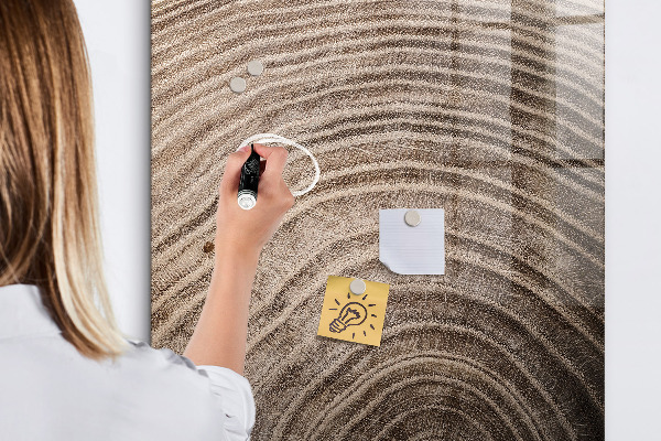 Magnetic dry erase board Magnetic board for photos and notes