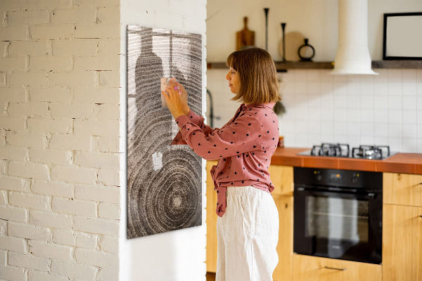Magnetic dry erase board Magnetic board for photos and notes